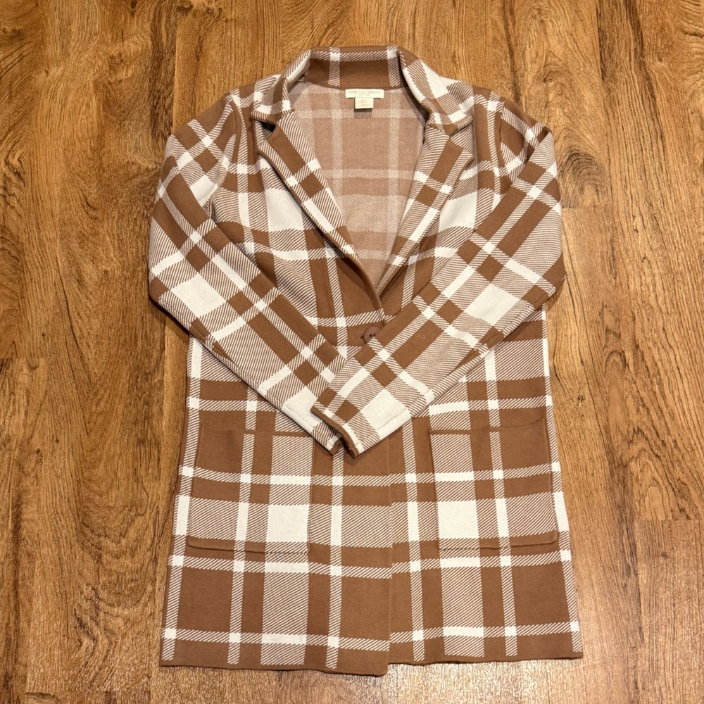Christian Siriano New York Long Sweater Cardigan/Jacket, Women's Sz S